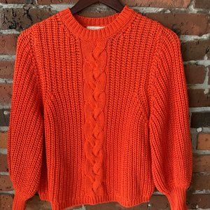 Sezane Jazz Jumper, XS, Bright Orange